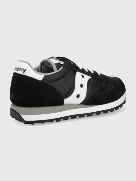 Sneakersy Saucony Jazz skórzane do biegania czarne