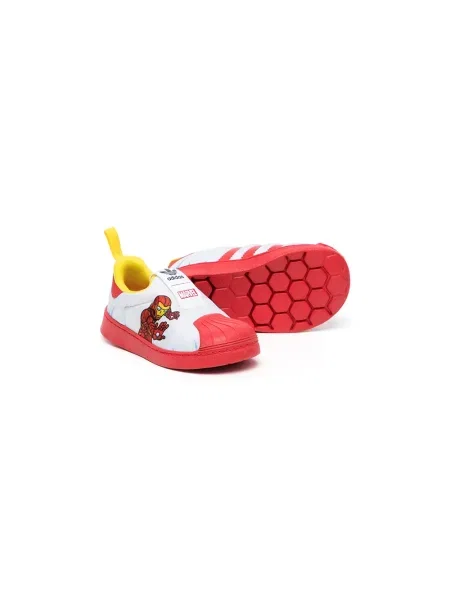 Sneakersy dziecięce Adidas Superstar czerwone