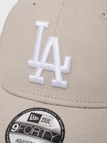 Бейсболка New Era візерунок LOS ANGELES DODGERS бежевий