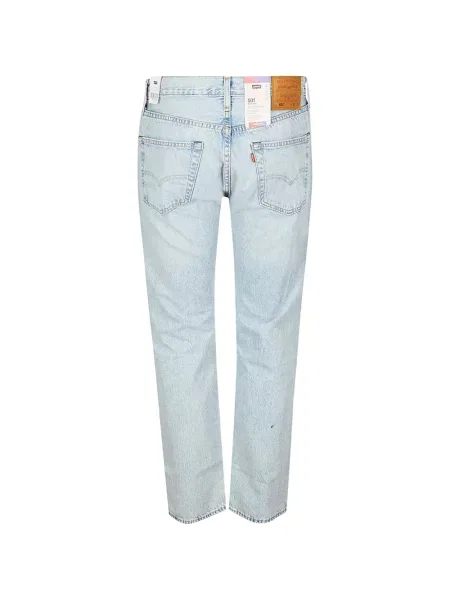 Cropp blugi drepți Levi's® zdrențuiți cu 5 buzunare albastru