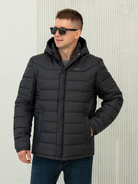 Пуховик City Fashion Classic графіт