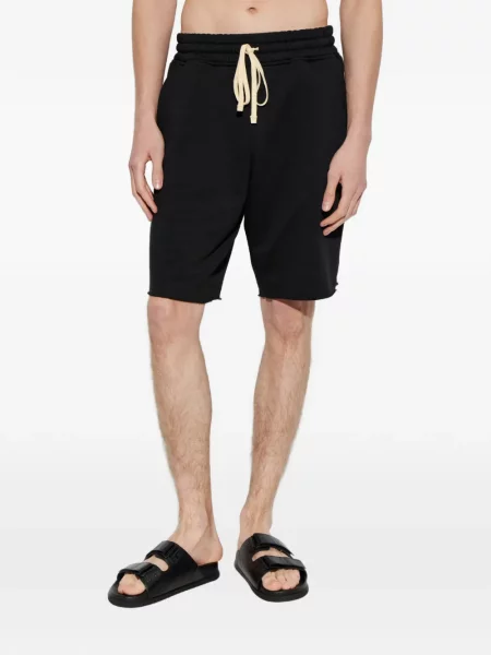 Pantaloni scurți Allsaints cu cordon negru