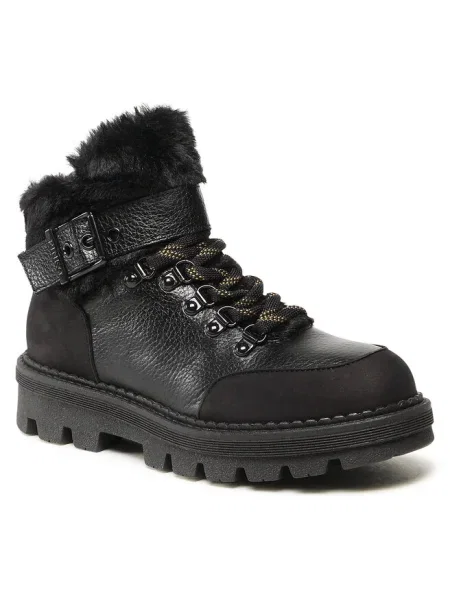 Botine Pinko din piele negru