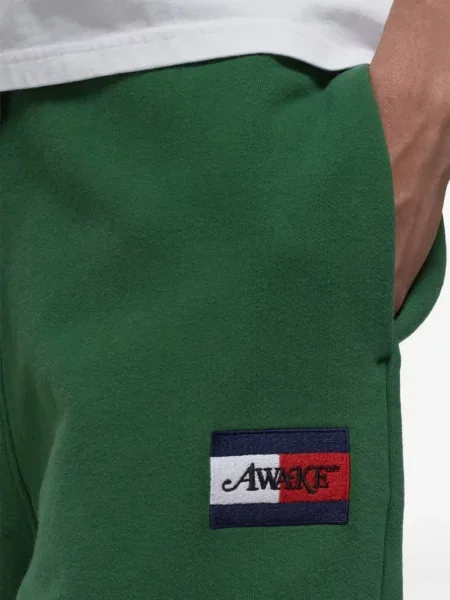 Pantaloni Awake Ny alergare cu autograf verde