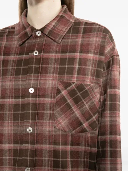 Geacă B+ab în carouri roșu