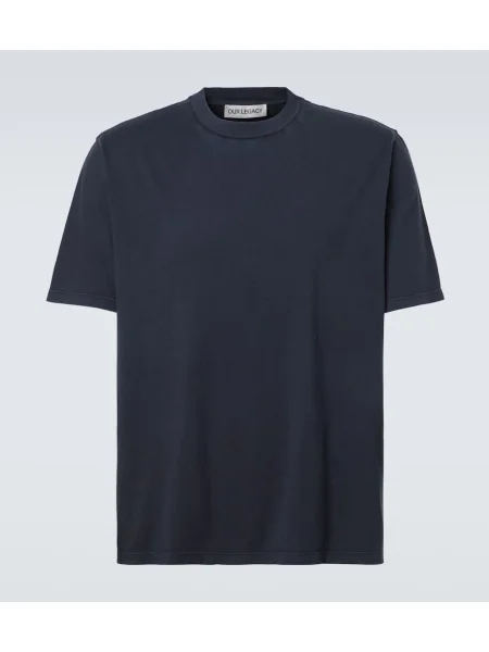Tricou Our Legacy din jerseu albastru