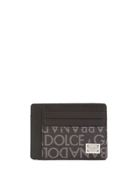 Portofel Dolce & Gabbana din jacard negru