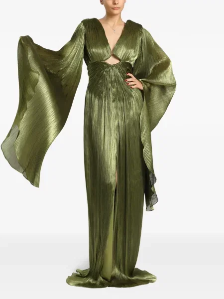 Rochie maxi Miau By Clara Rotescu verde