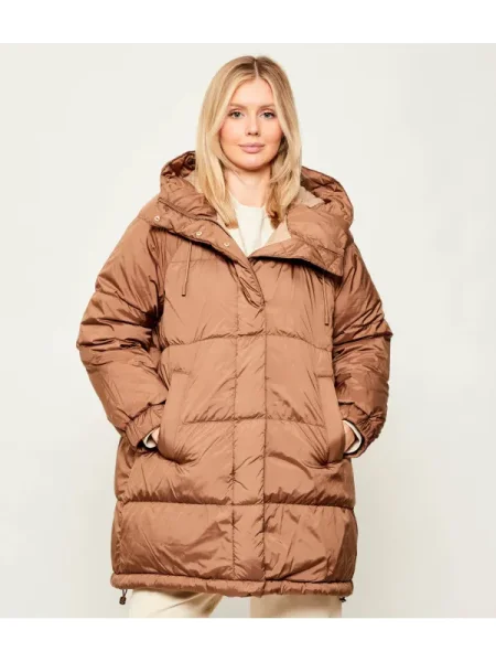 Weekend MaxMara De puf cu două fețe geacă ANFORA maro