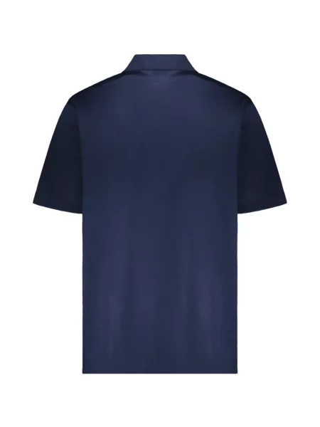 Scurt tricou polo Paul & Shark cu autograf albastru