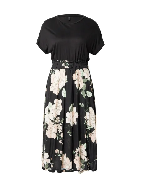 ONLY Rochie ONLBENTHE oliv / rosé / negru / lână alb