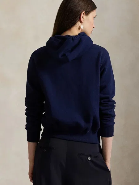 Кофта Polo Ralph Lauren з капюшоном однотонна червоний