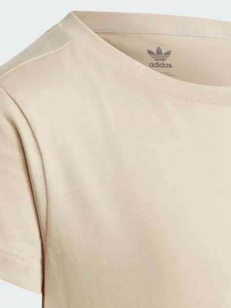 Детская спортивная футболка Adidas бежевая