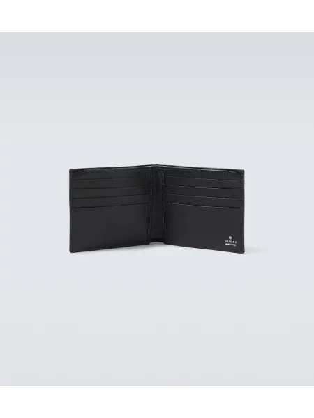Portofel Gucci clasic din canvas negru