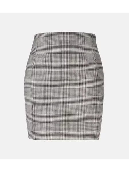 Fustă Balmain de lână negru