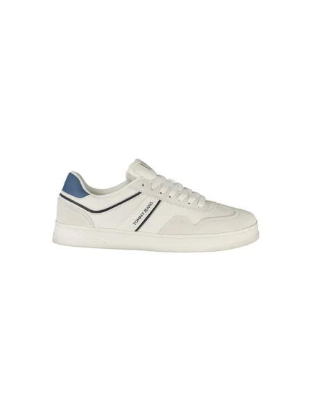 Tommy Hilfiger Obuwie Mężczyzna 42 EU Len Sneakers z polietylenu biały