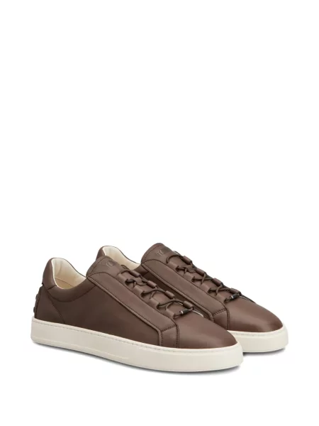 Sneakerși Tod's din piele maro
