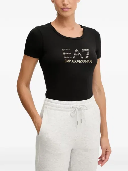 Tricou Ea7 Emporio Armani cu autograf negru