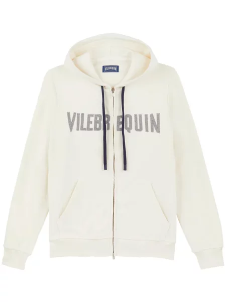 Mikina s kapucí Vilebrequin bílá