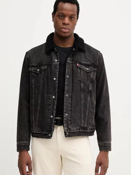 LEVI'S ® Geacă de primăvară-toamnă denim negru