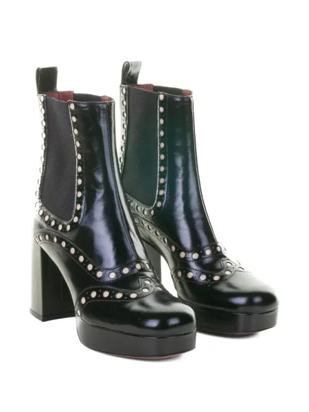 Botine Roberto Festa cu platformă cu tepi negru