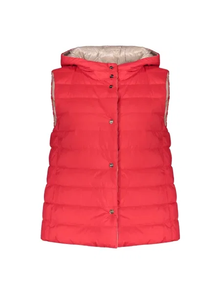Kamizelka Herno bez rękawów czerwona