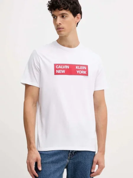 Calvin Klein Jeans tričko bílé