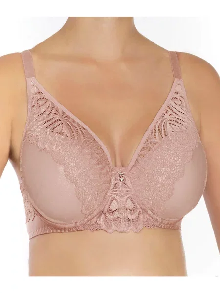 Бюстгальтер с уплотнённой чашкой 77 рожевий