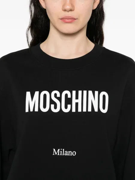 Hanorac Moschino cu imagine negru