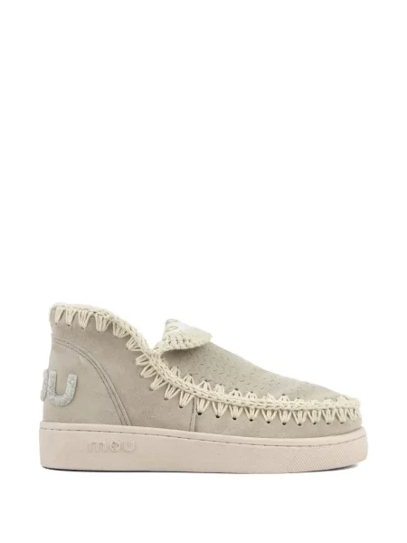 Sneakerși Mou din piele de căprioară