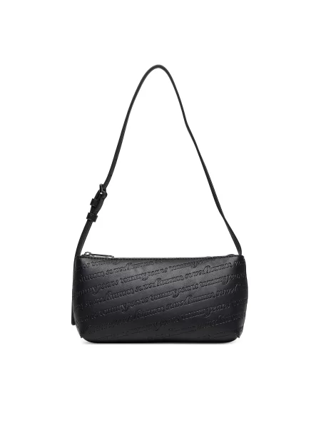Ročna torba Tommy Jeans Tjw Must Aop Shoulder Bag črna