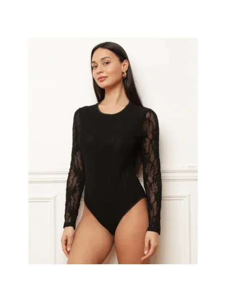 Top La Modeuse negru