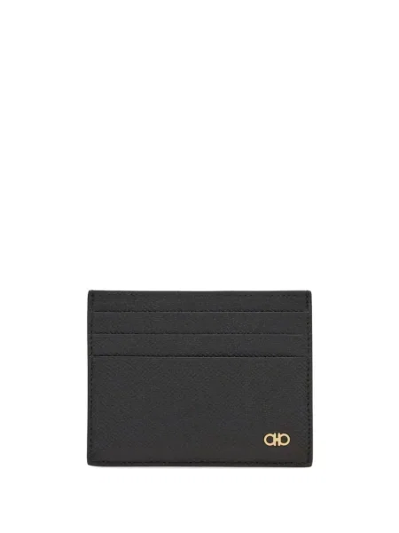 Portofel Ferragamo din piele negru