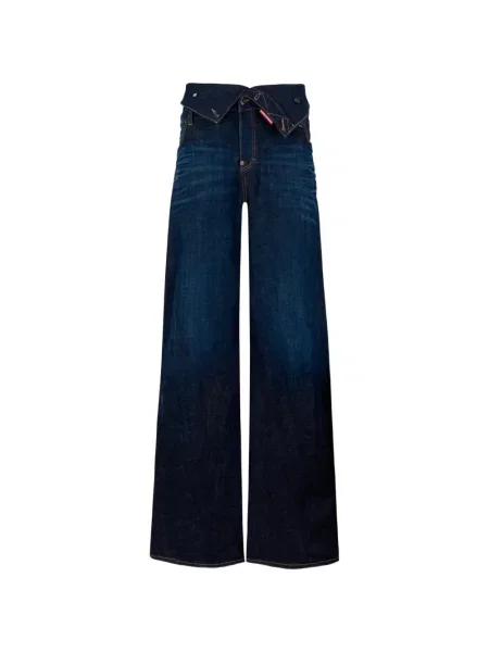Blugi cu picior larg Dsquared2 albastru