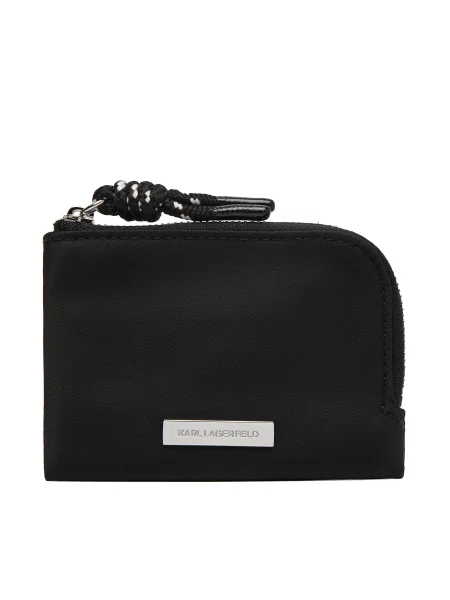KARL LAGERFELD Portofel pentru monede negru