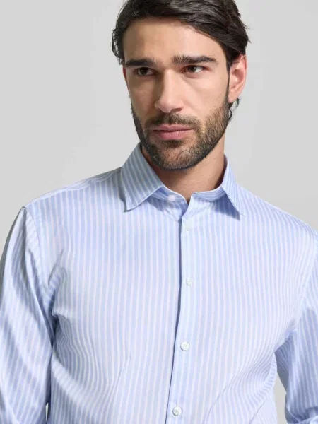 Koszula biznesowa o kroju slim fit z bardzo długim rękawem Jake*s