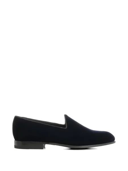 Pantofi loafer Tagliatore de catifea albastru