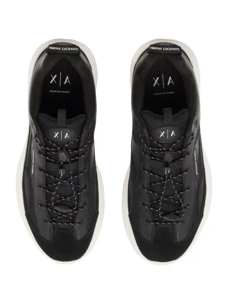 Pantofi Eax din piele negru