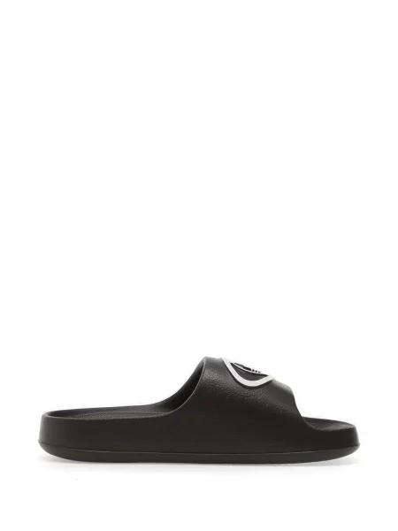 Kerek nyakú platform talpú sneaker Adidas Superstar fekete