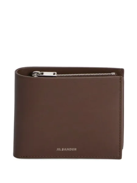 Portofel Jil Sander din piele maro