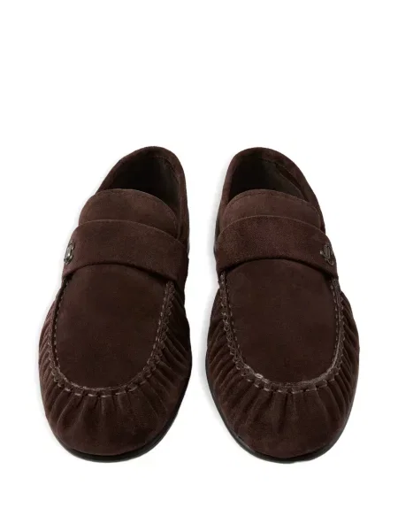 Pantofi loafer Jimmy Choo maro