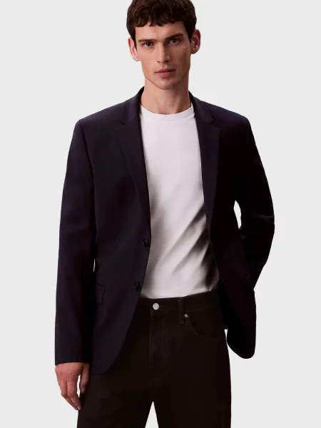 Вовняний піджак Calvin Klein синій