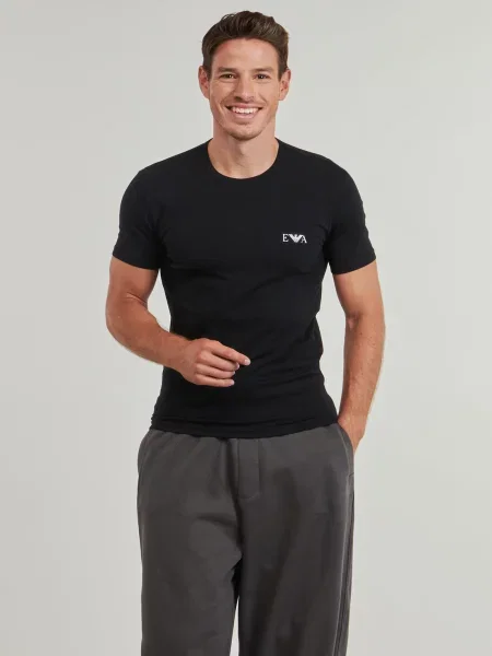 Majica Emporio Armani s okruglim izrezom crna