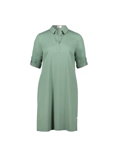 Sukienka koszulowa Vera Mont elegancka zielona