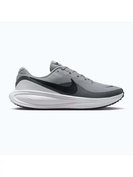 Férfi futócipő Nike Revolution 8 light smoke grey/smoke grey/white/black. Méret: 47 EU fehér