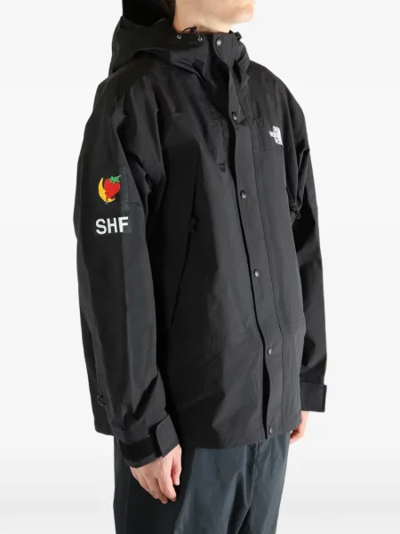 Jachetă cu glugă The North Face cu glugă negru