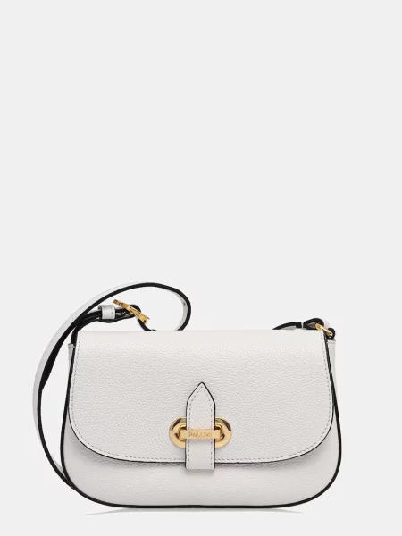 Pollini klasična usnjena torbica bež