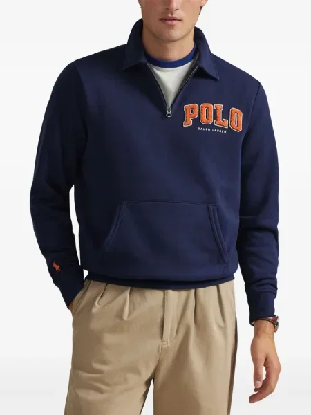 Tricou polo Polo Ralph Lauren cu dungi cu două rânduri de nasturi cu aplicații negru