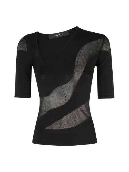 Sweter Federica Tosi czarny