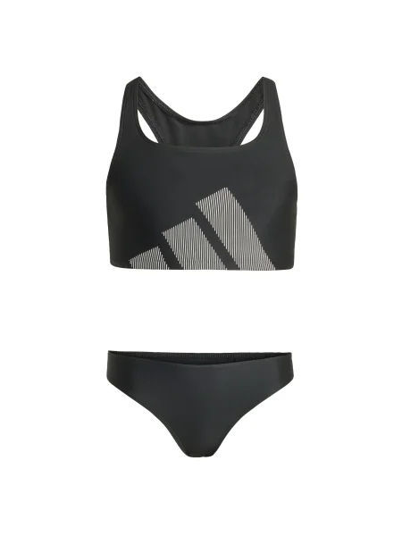 ADIDAS PERFORMANCE Αθλητικό μαγιό Big Logo C-back Bikini Set μαύρο λευκό